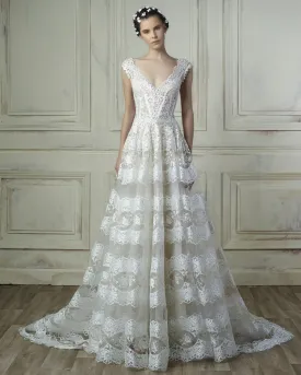 A-Line Lace Gown