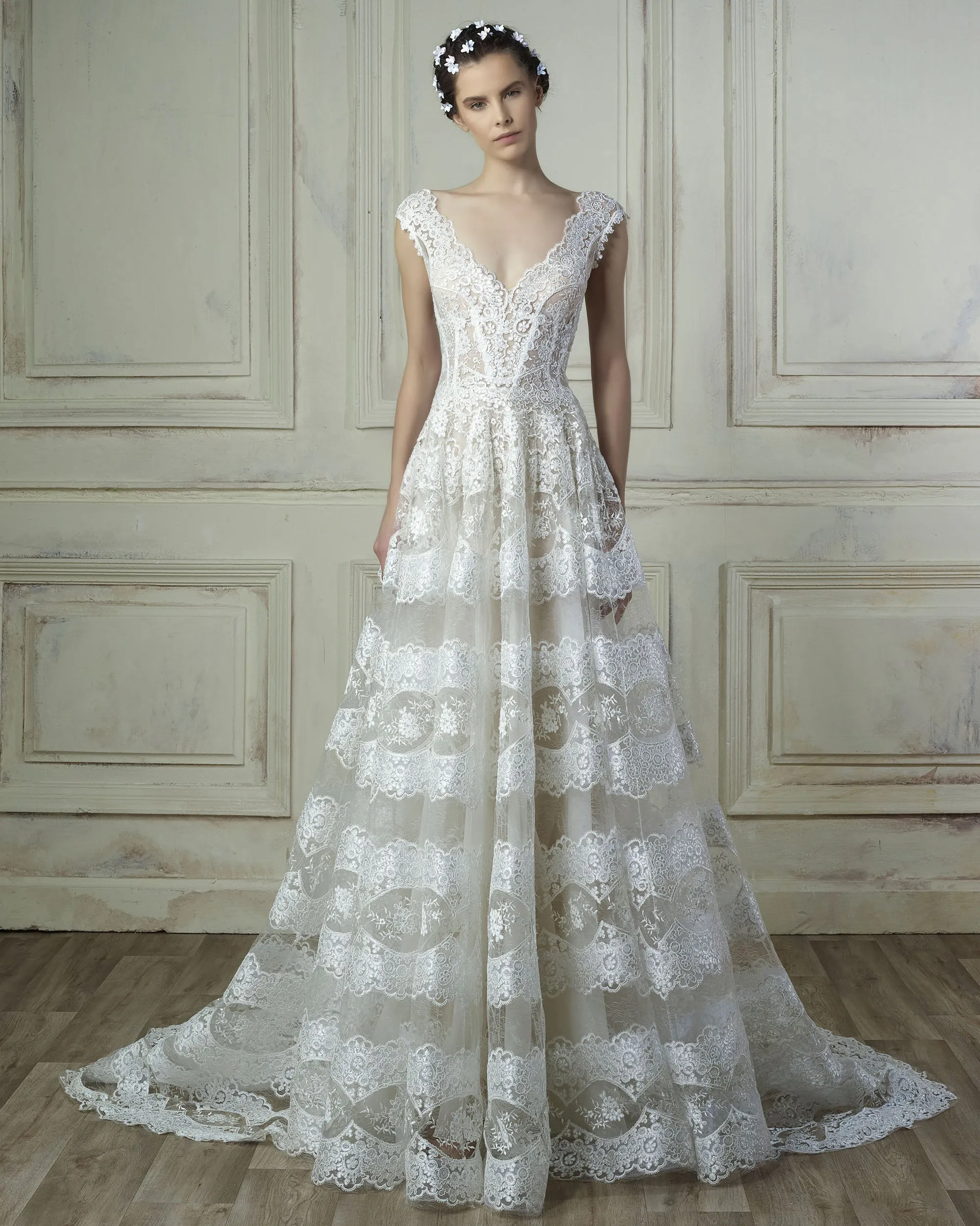A-Line Lace Gown
