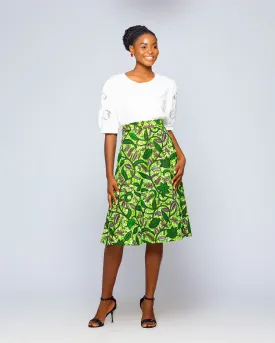 A line wrap skirt