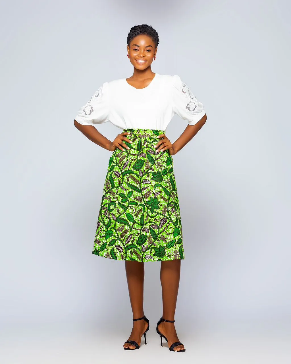 A line wrap skirt