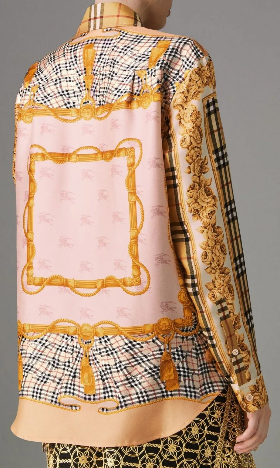 Archive Scarf Print Silk Shirt