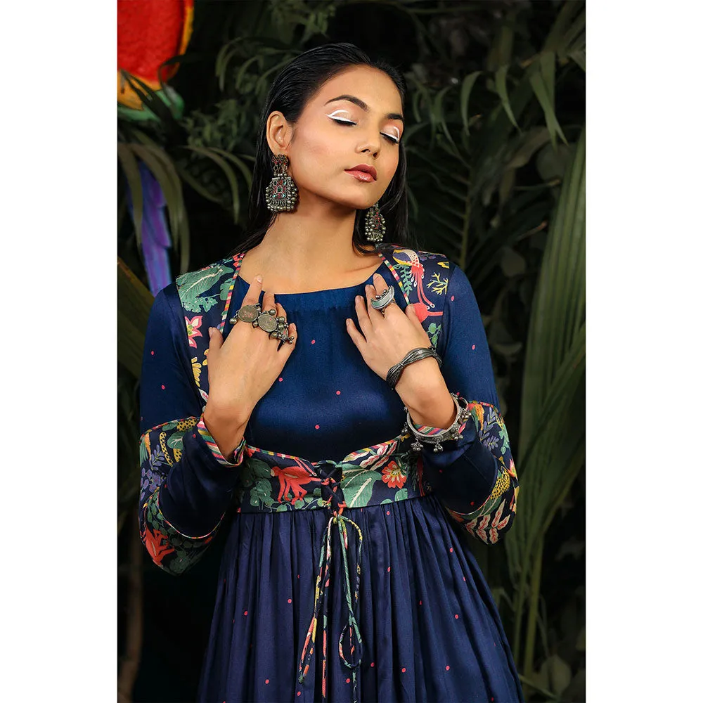 Baise Gaba Kainaat Anarkali Kurta with Koti (Set of 2)