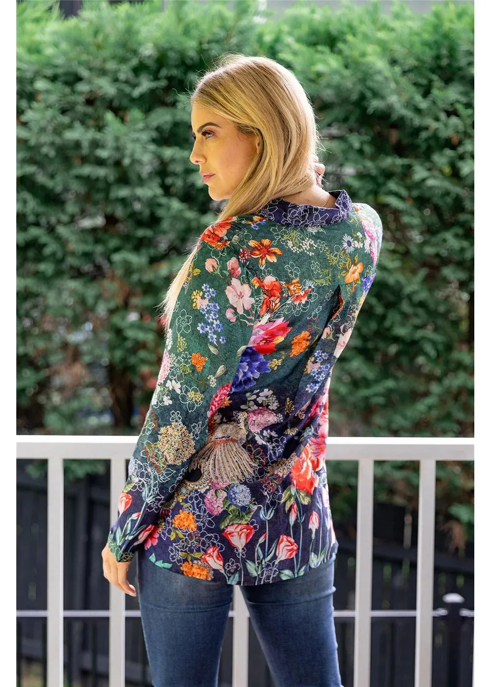 Cienna - Honeybird Print Shirt
