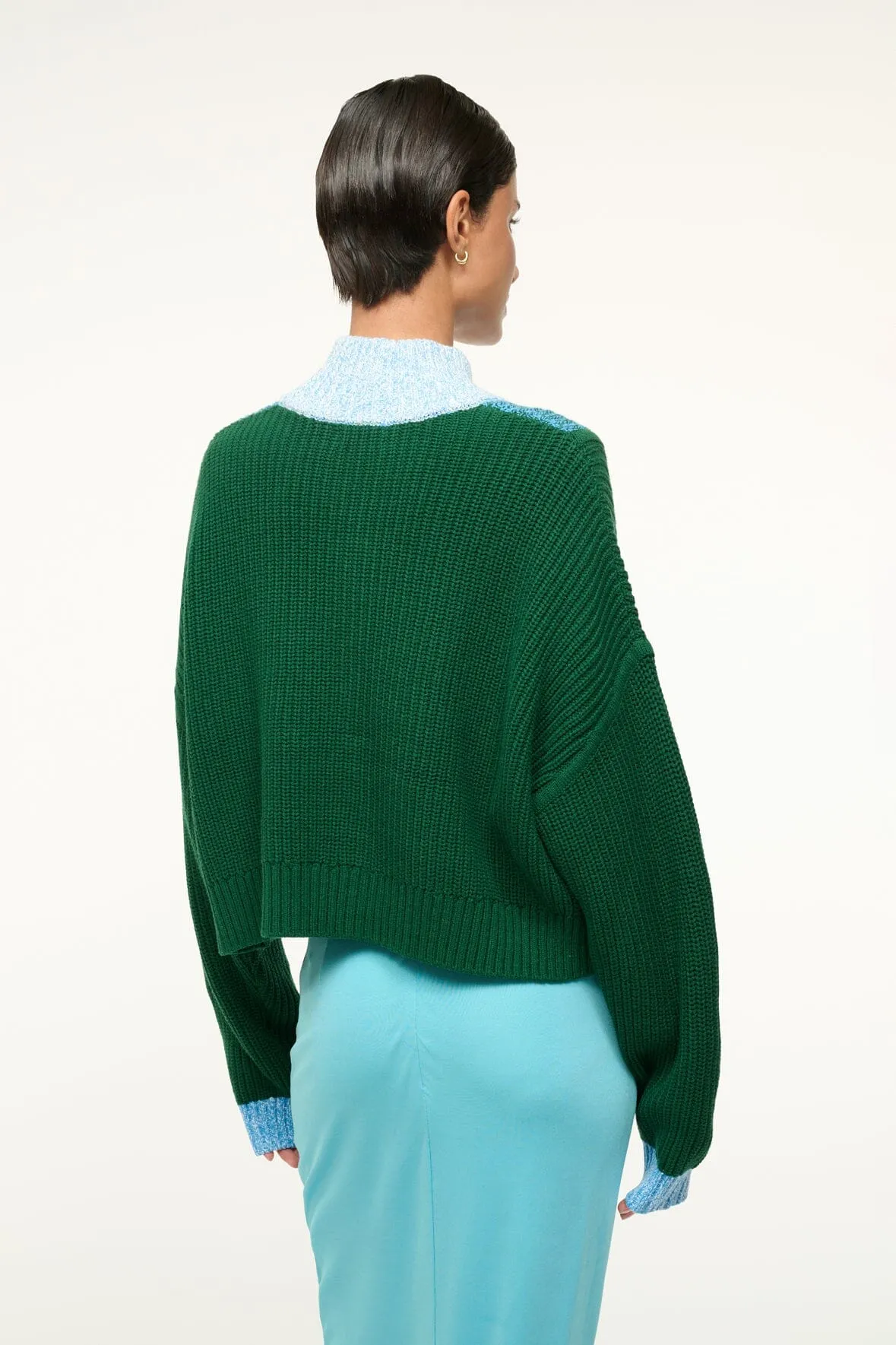 Cropped Hampton Sweater - Jungle