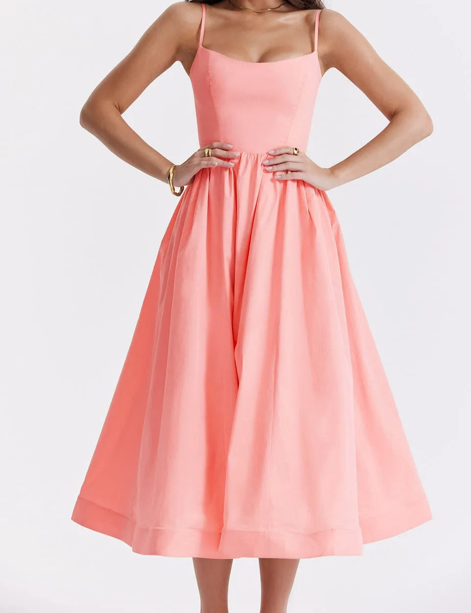 Dalya™ - A-Line Midi Dress