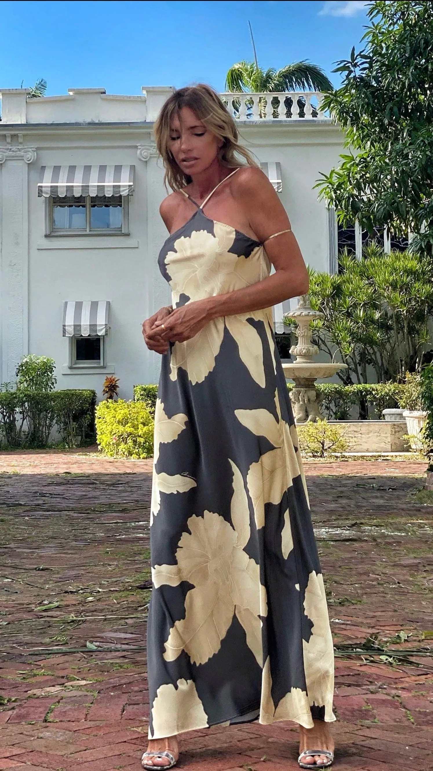 Eva Dress Smokey Orchid