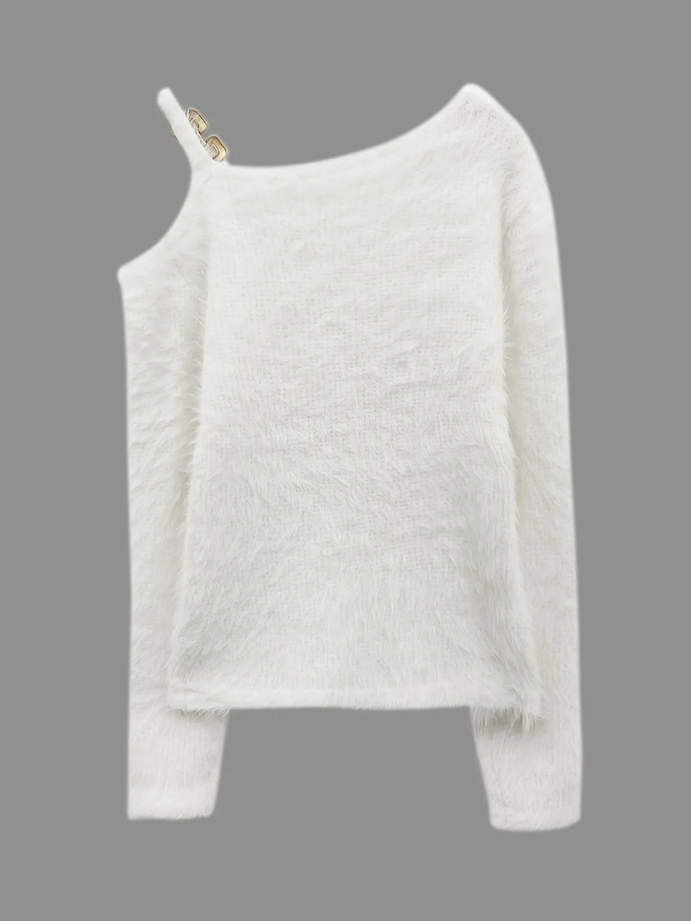Fashion Plush Solid Color Sweater