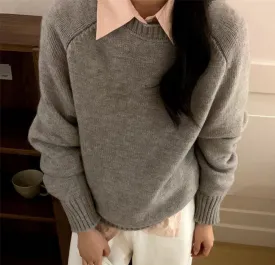 Fashion Pullover Knitted Sweater
