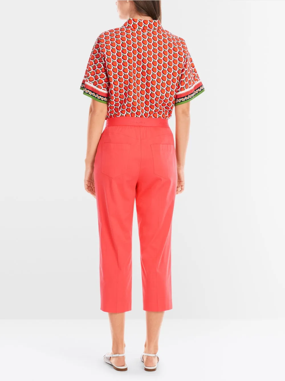 FRIA Capri Pant - Deep Coral