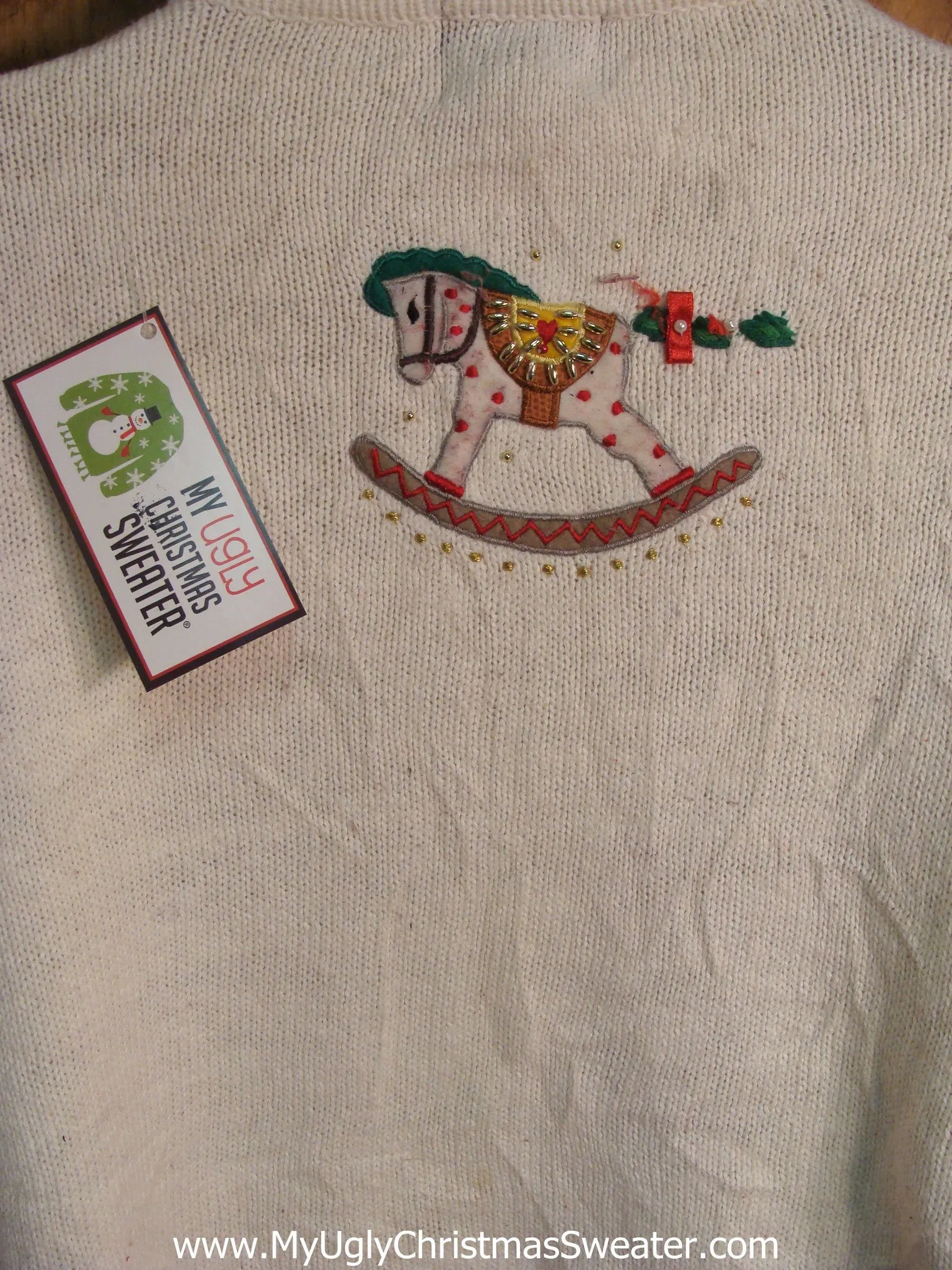 Fun Under the Tree Cheesy Christmas Sweater