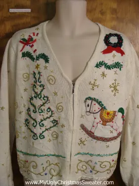 Fun Under the Tree Cheesy Christmas Sweater