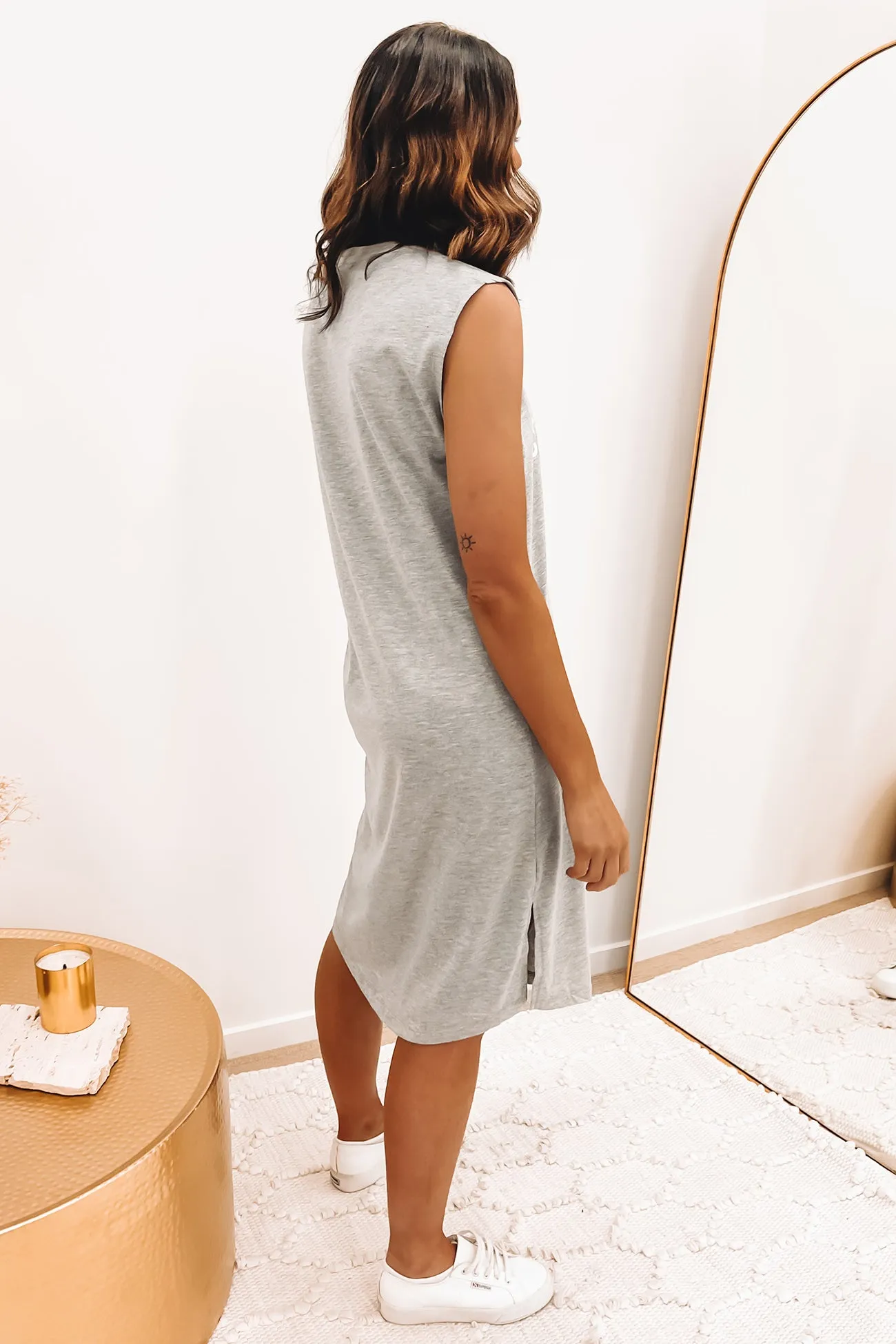 Lexi Dress Grey Marle