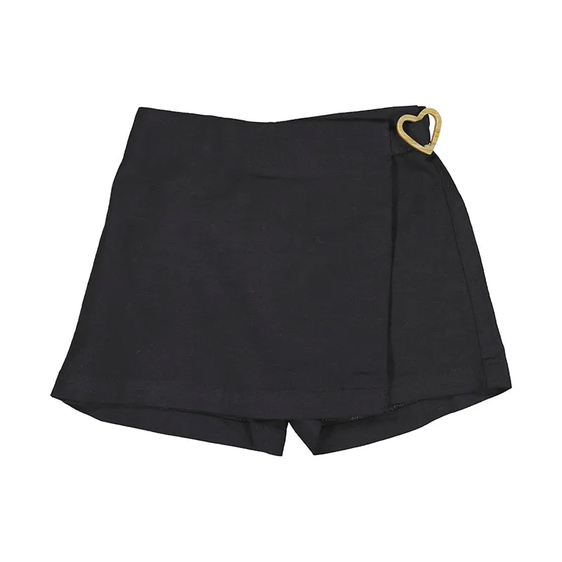 Mayoral Heart Linen Skort