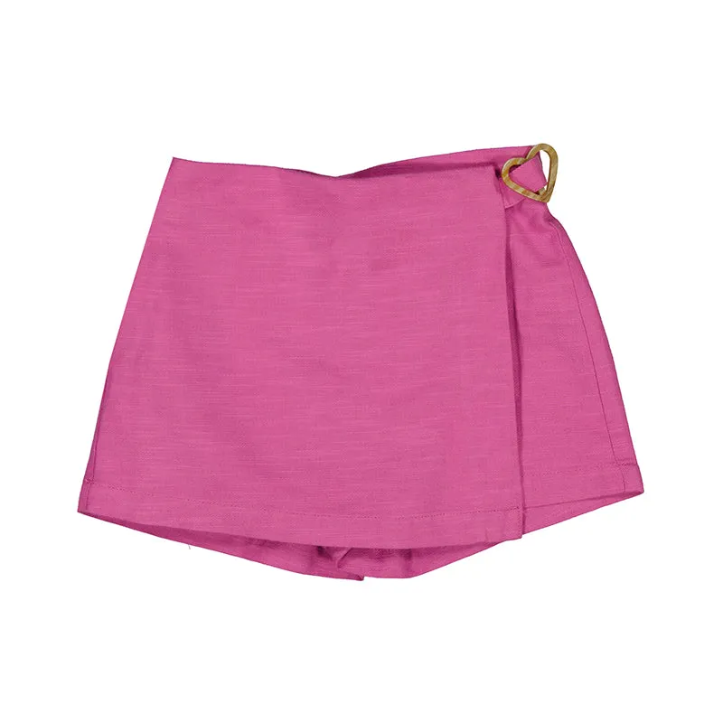 Mayoral Heart Linen Skort