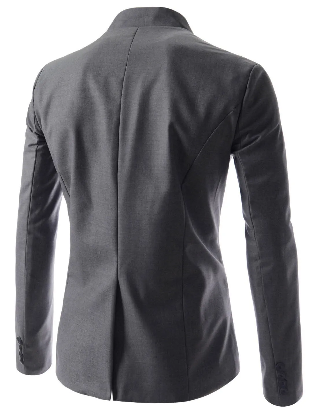 Men's Goth Vintage Stand Collar Irregular Design Suit Jacket