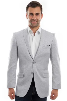 Men's Slim Fit Summer Speck Pattern Lavender & Blue Blazer