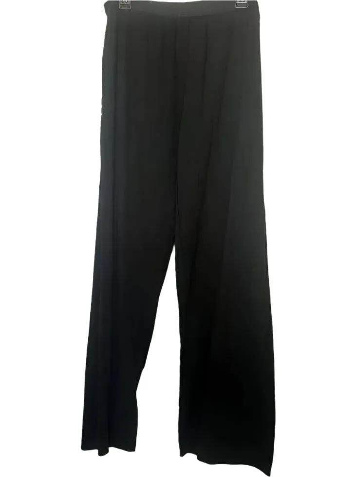 Pants-Black-2 Pocket Long Pants-Women-S-1685