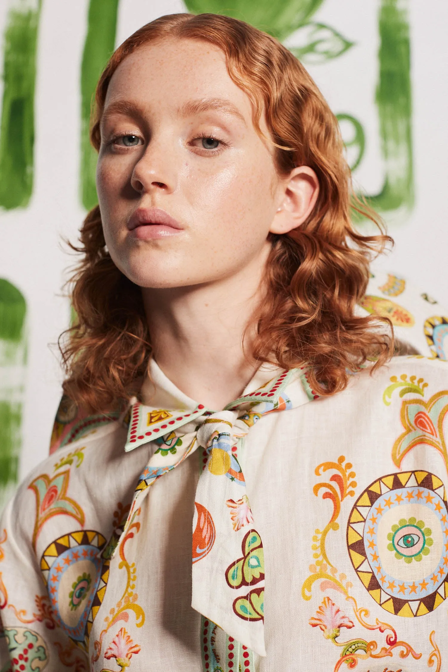 Pinball Linen Shirt Muti