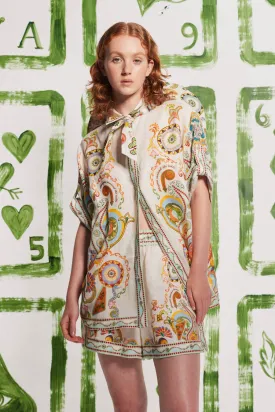 Pinball Linen Shirt Muti