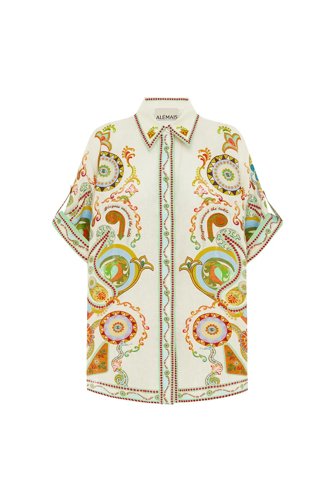 Pinball Linen Shirt Muti