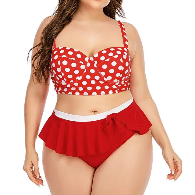 Plus Size One Piece Women's Swimsuit