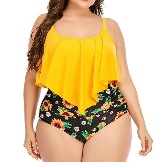 Plus Size One Piece Women's Swimsuit