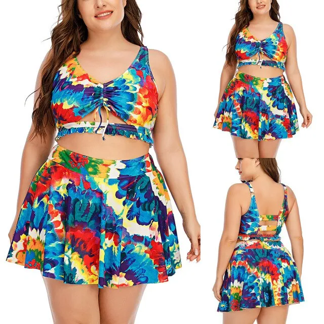 Plus Size One Piece Women's Swimsuit