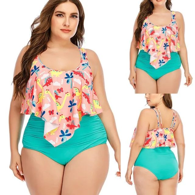 Plus Size One Piece Women's Swimsuit