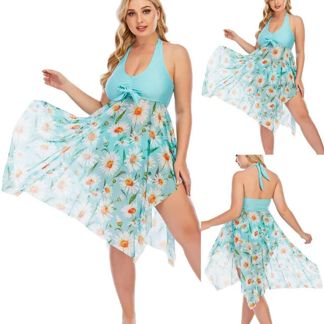 Plus Size One Piece Women's Swimsuit
