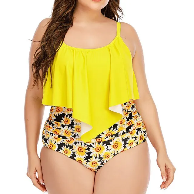 Plus Size One Piece Women's Swimsuit