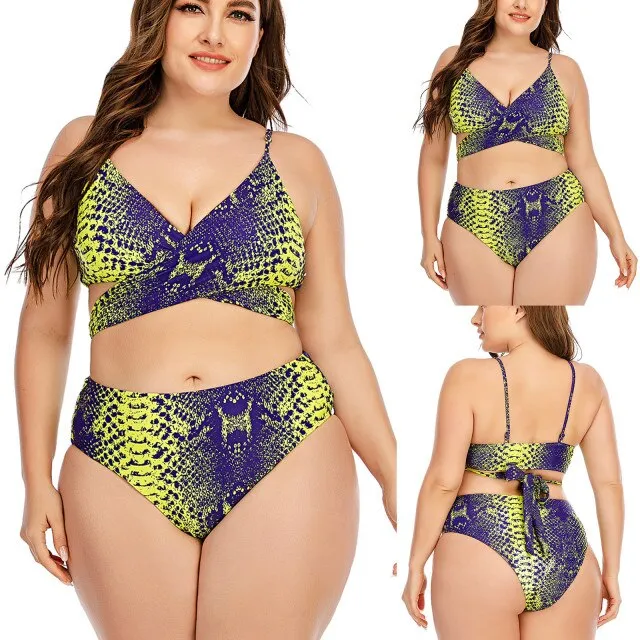 Plus Size One Piece Women's Swimsuit