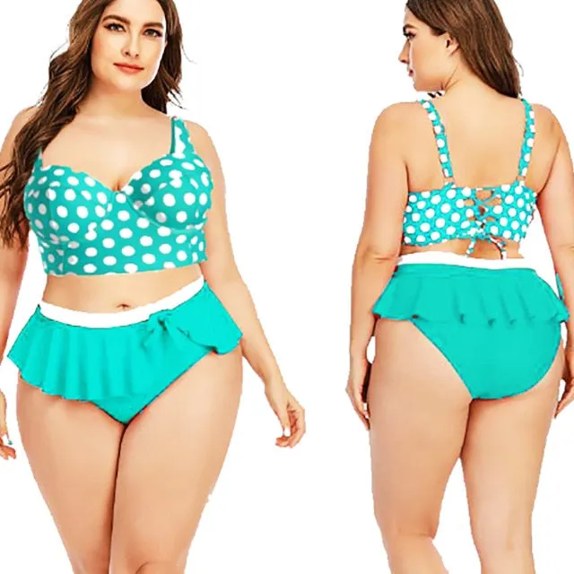 Plus Size One Piece Women's Swimsuit