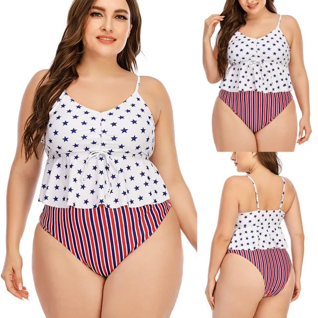 Plus Size One Piece Women's Swimsuit