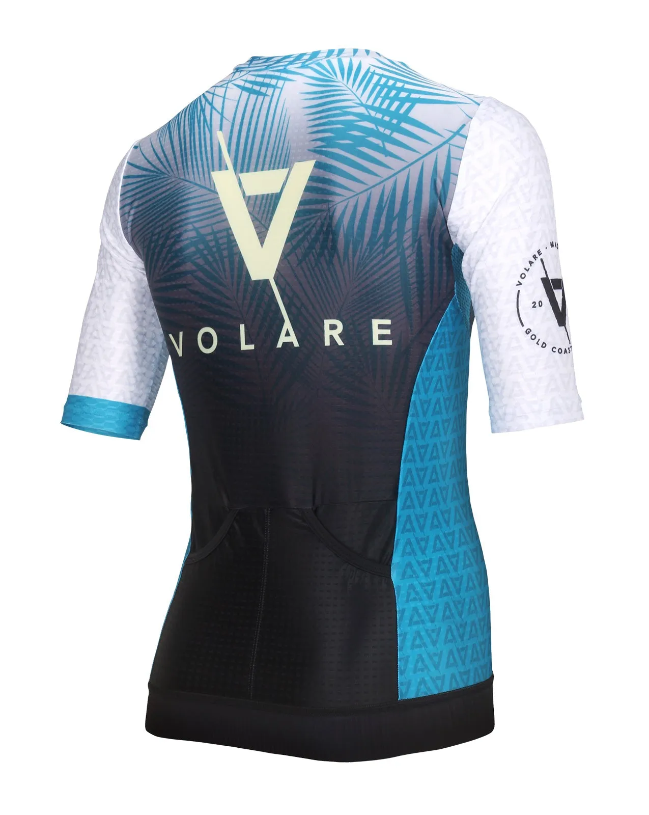 Volare Womens Palms Short Sleeved Aero Tri Top