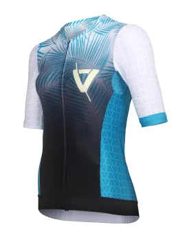 Volare Womens Palms Short Sleeved Aero Tri Top