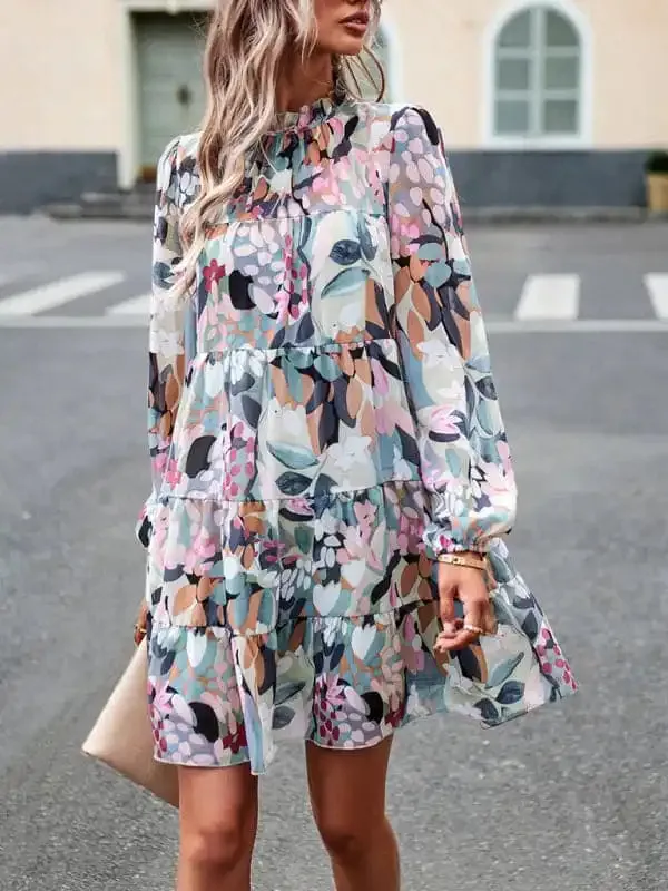Women’s Elegant Long-Sleeved Dress